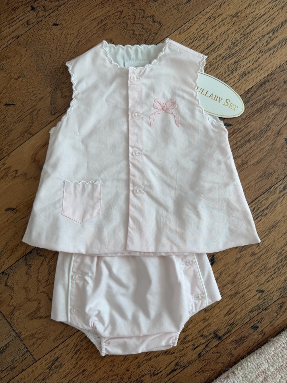 NWT Lullaby Set Pink Diaper Set 6m